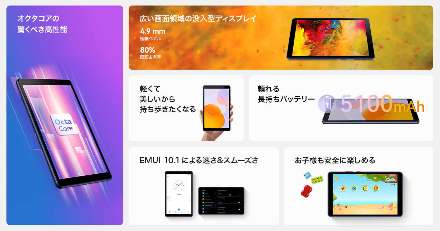 HUAWEI MatePad T 8 2022を購入-HUAWEI JP